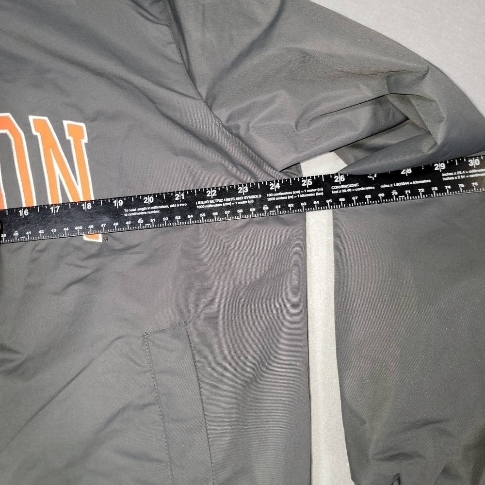 NWT Franchise Club Mens Clemson Tigers Gray Pullover Windbreaker Size Medium - Picture 4 of 11